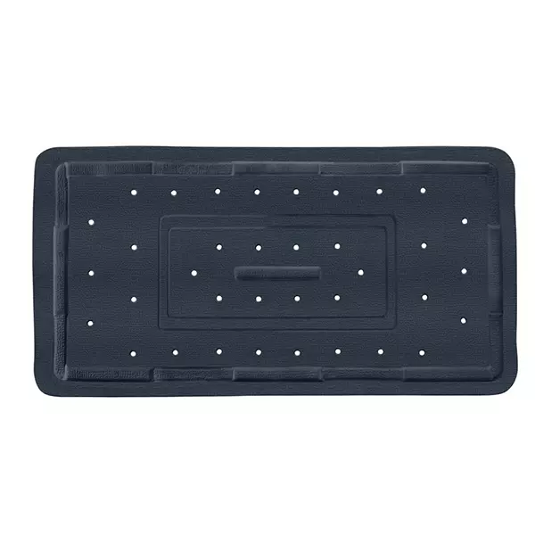 Wenko Florida Safety Bathtub Mat - 70X36 Cm - Grey