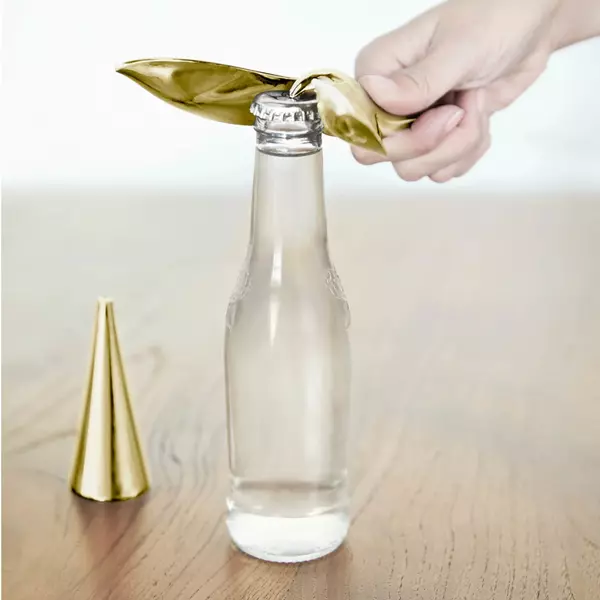 Umbra Tipsy Bottle Opener - Brass
