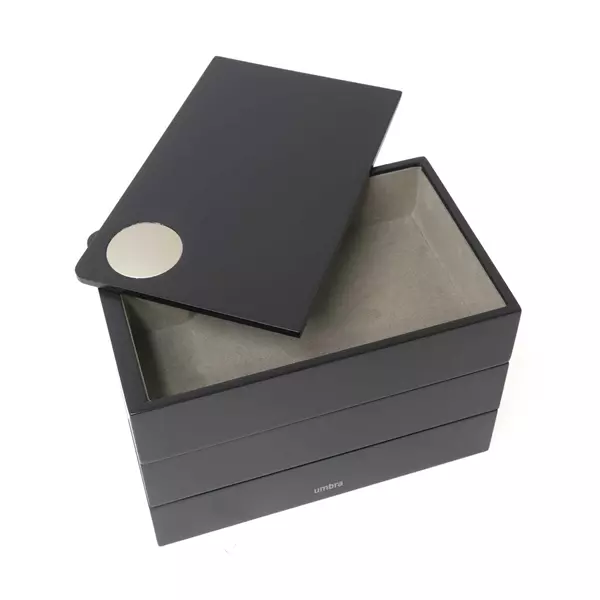 Umbra Spindle Jewelry Box - Black