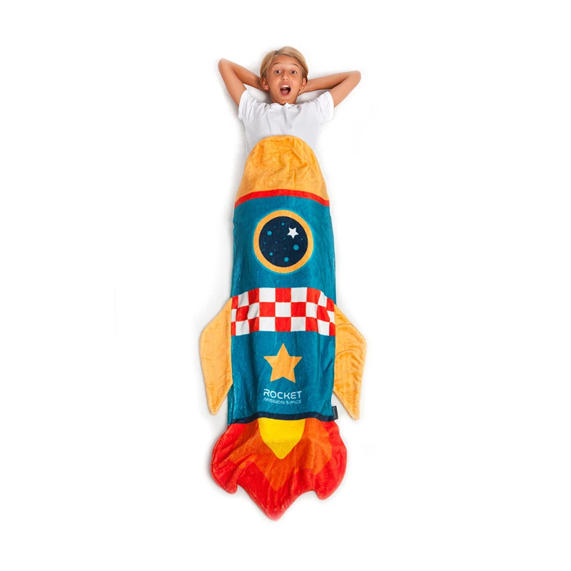 Kanguru Rocket Kids' Blanket - 135 Cm - Multicolor