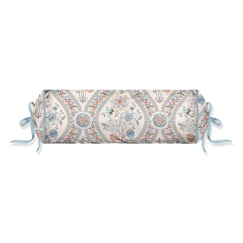 Bedding House "Ornamento Ramo" Filled Cushion - 100% Cotton - 22x70 Cm - White