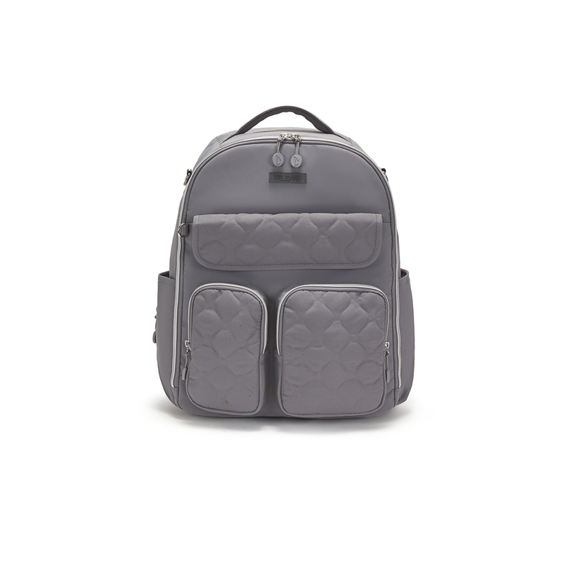 Pelicare Dura Dual Backpack Diaper Bag - Grey