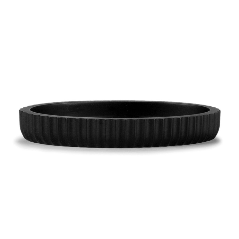 Andrea Black Resin Bathroom Soap Dish