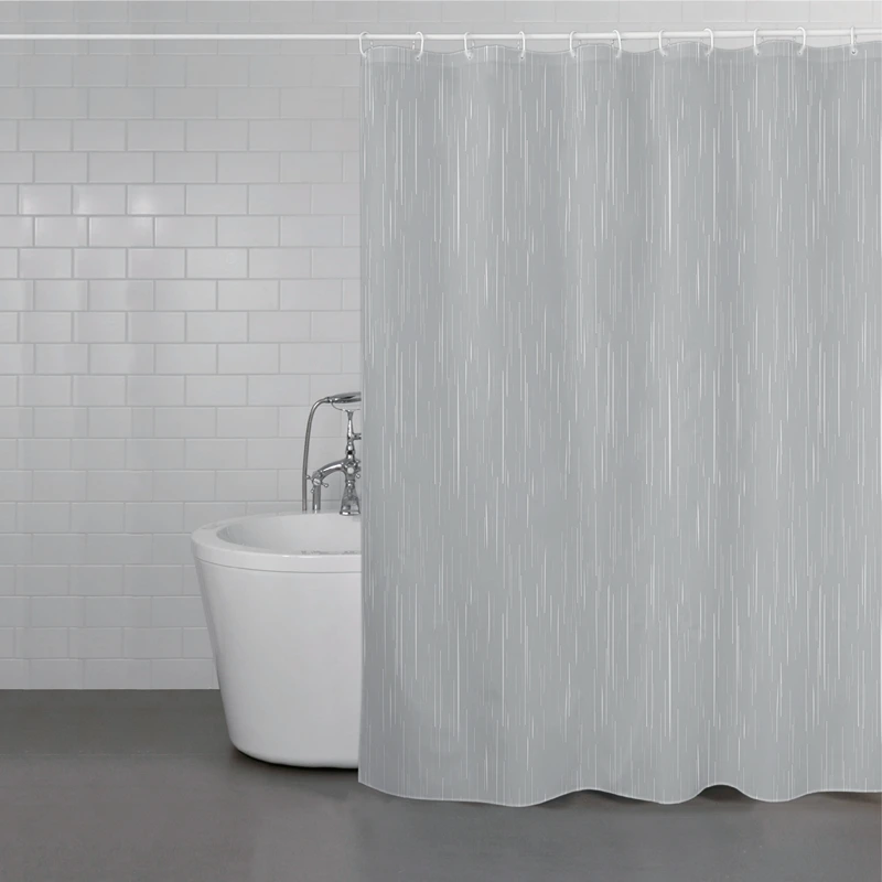 Weva Storm Water Proof Shower Curtain - 180x200 Cm - Grey