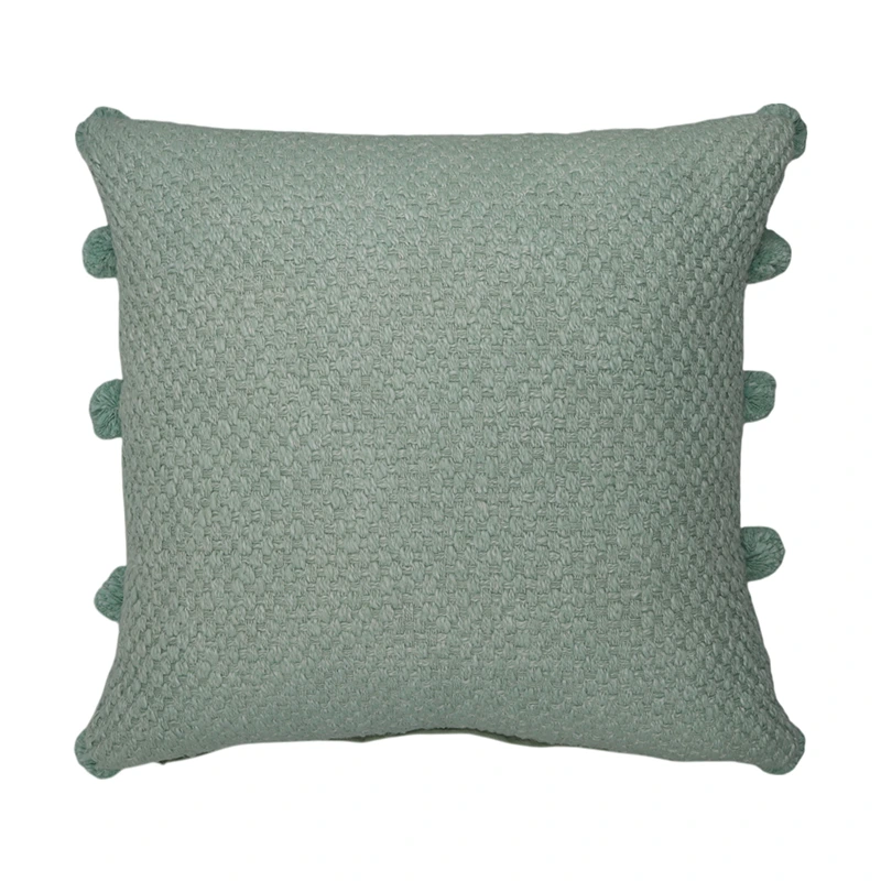 Nova Home Clay Embroidered Cushion Cover – 50x50 cm – Orange