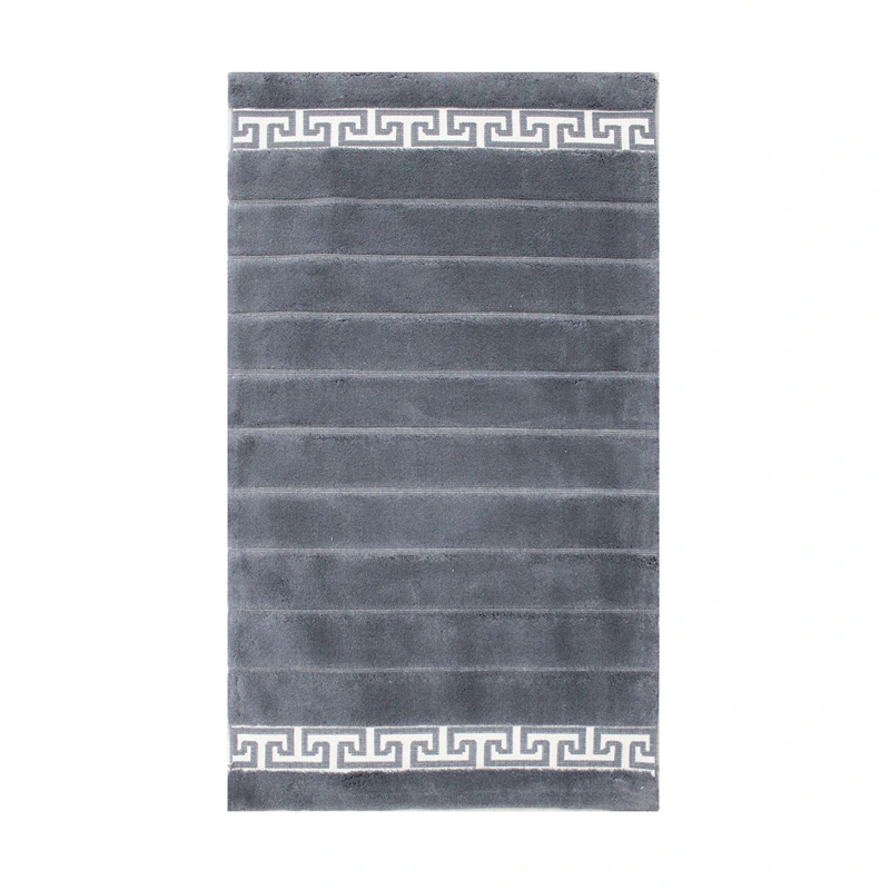 Nova Home Eres Cotton Bath Rug - Dark Grey (Available In Sizes)