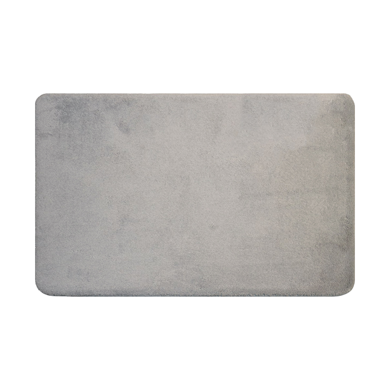 Nova Home Cushira Memory Foam Non-Slip Bath Mat - 50x80 Cm -Grey