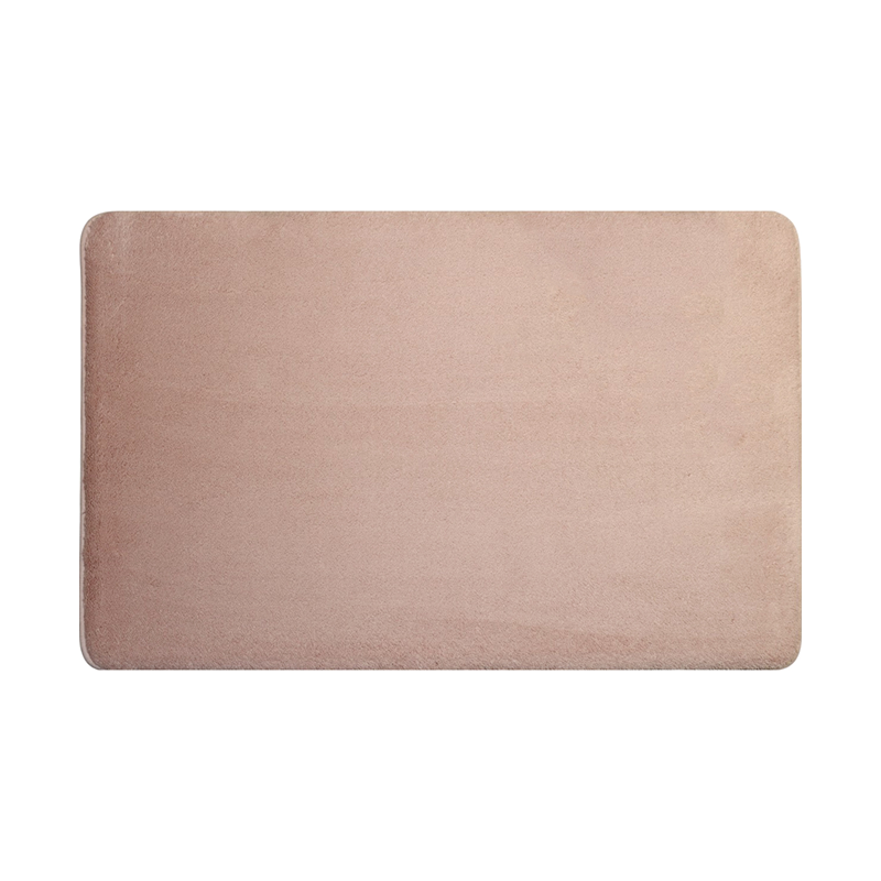 Nova Home Cushira Memory Foam Non-Slip Bath Mat - 50x80 Cm -Pink