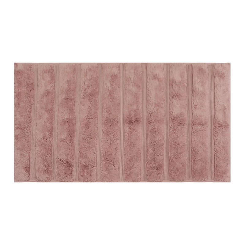 Nova Home Lusora Cotton Bath Rug - Rose (Available In Sizes)