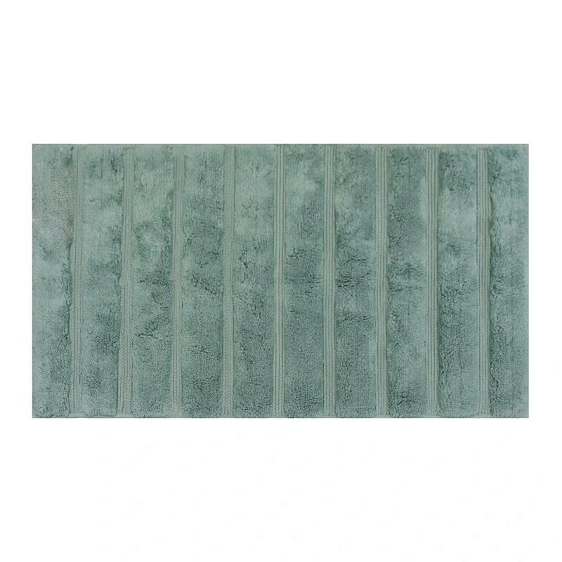 Nova Home Lusora Cotton Bath Rug - Green (Available In Sizes)