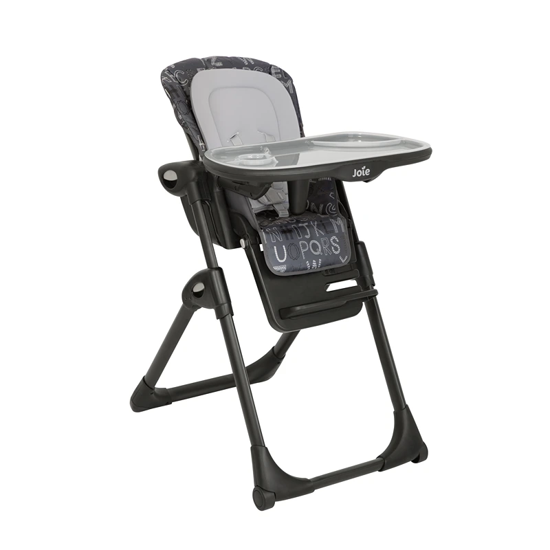 Joie Mimzy 2in1 High Chair - ABC Charcoal