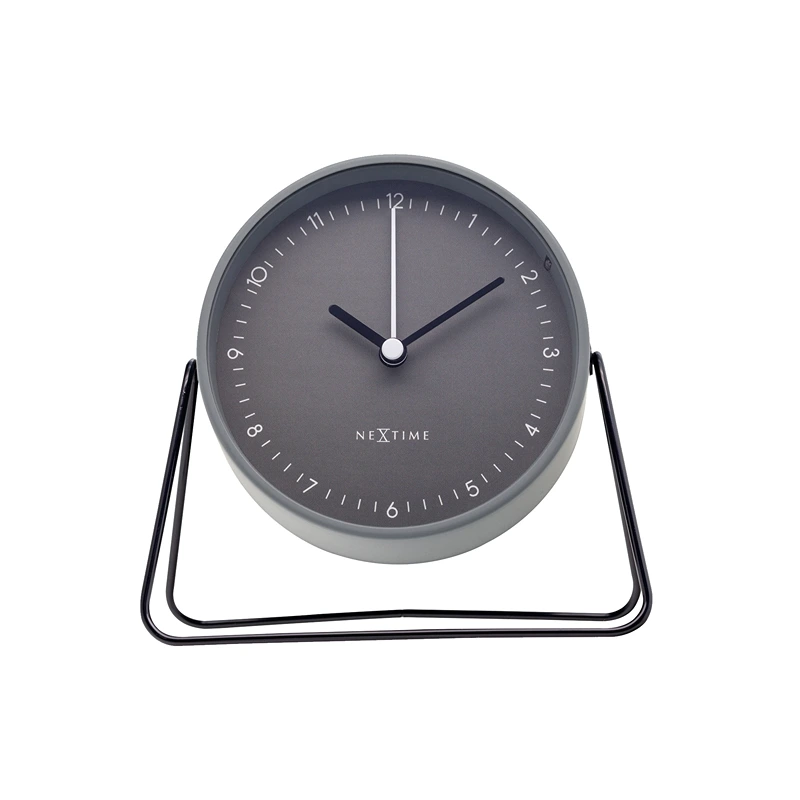 Nextime "Berlin L" Metal Wall Clock - 40 Cm - Grey