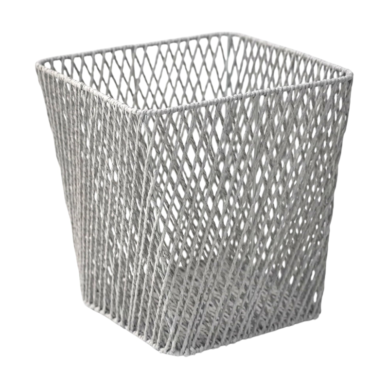 Weva Drima Cotton Rope Storage & Bin Basket – Grey