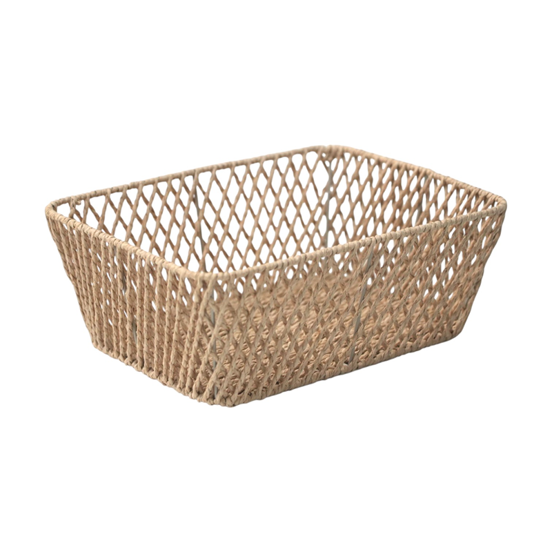 Weva Drima Paper Woven Storage Basket - Small – Natural