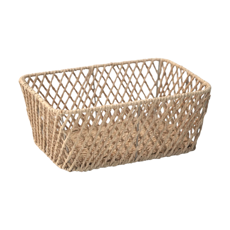 Weva Drima Paper Woven Storage Basket - Medium – Natural