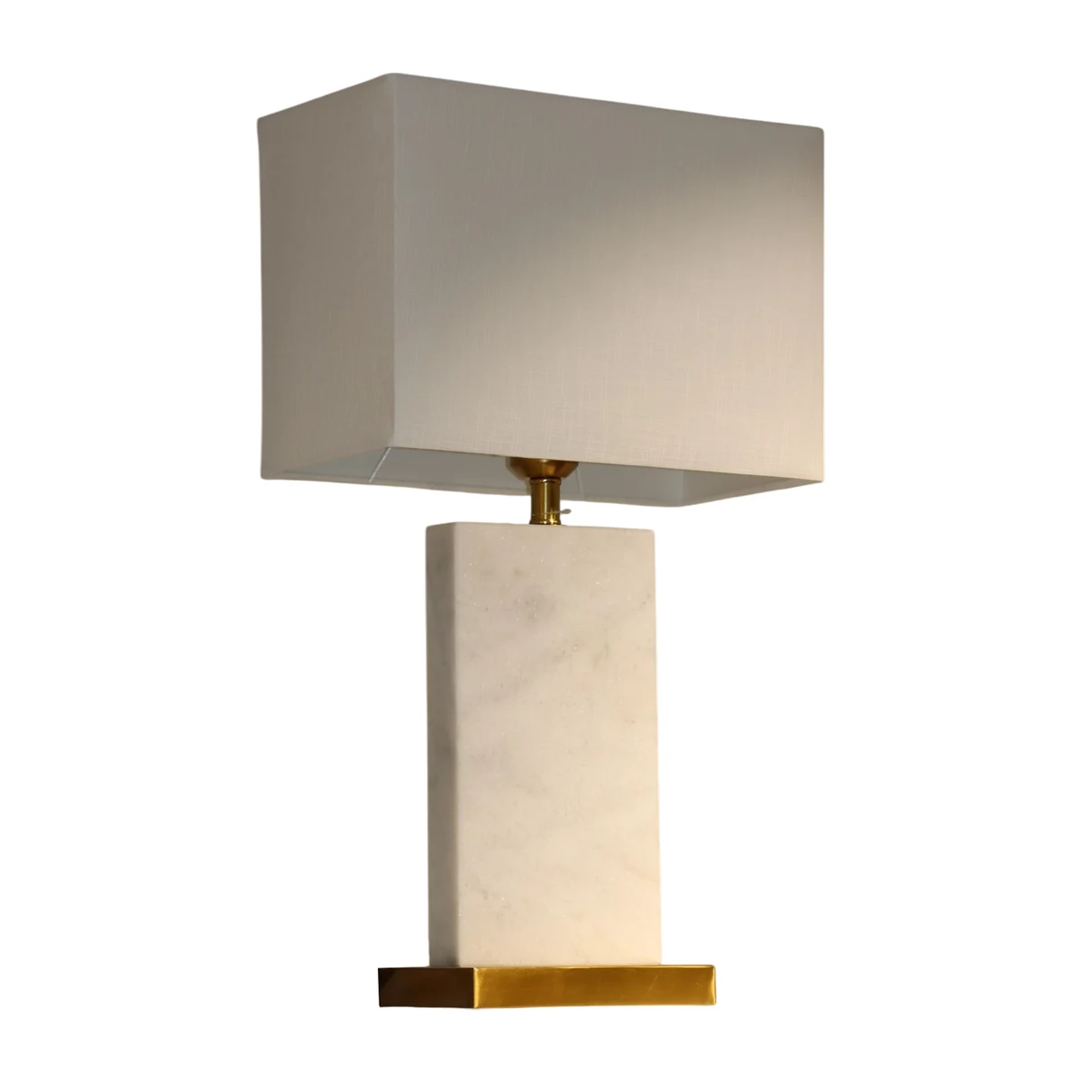 Weva Marble Table Lamp - 57 cm - White