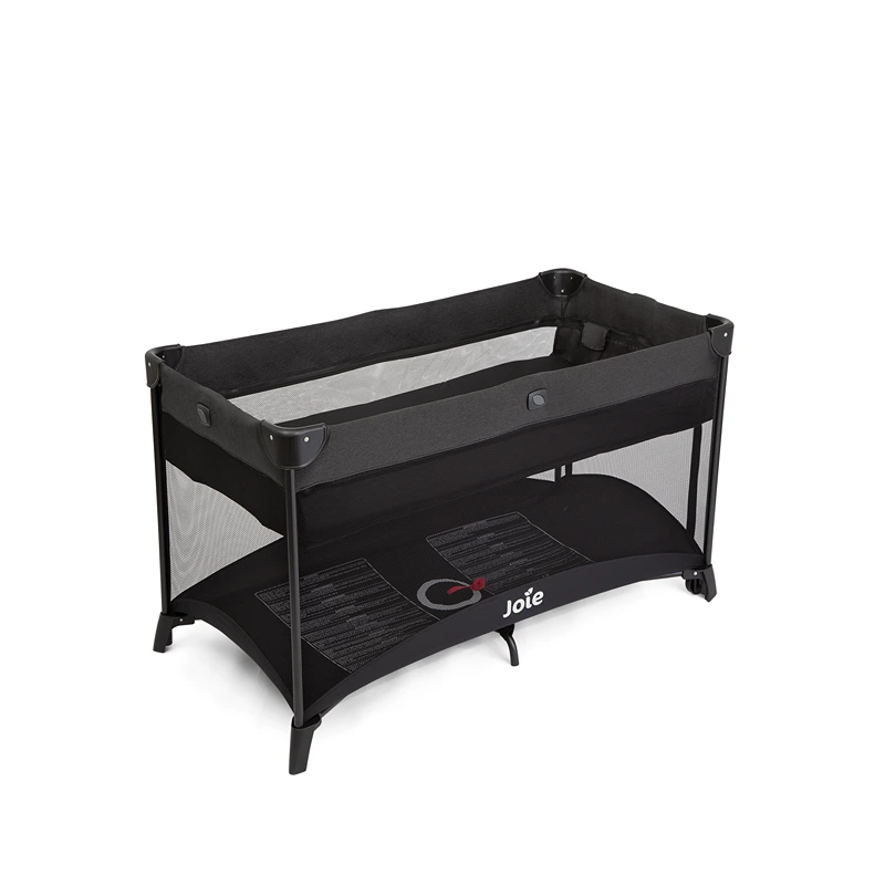 Joie 120 Allura Travel Cot - Ember - Shale (Black)