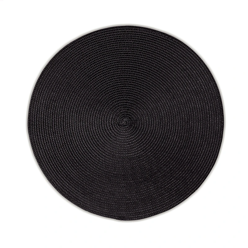 Kela Kimya Place mat - ∅ 38 cm - Black