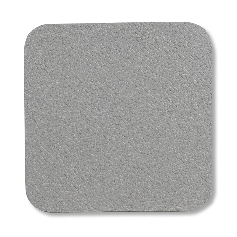 Kela Kimara Leather Trivet Set - 4 Pcs - Grey