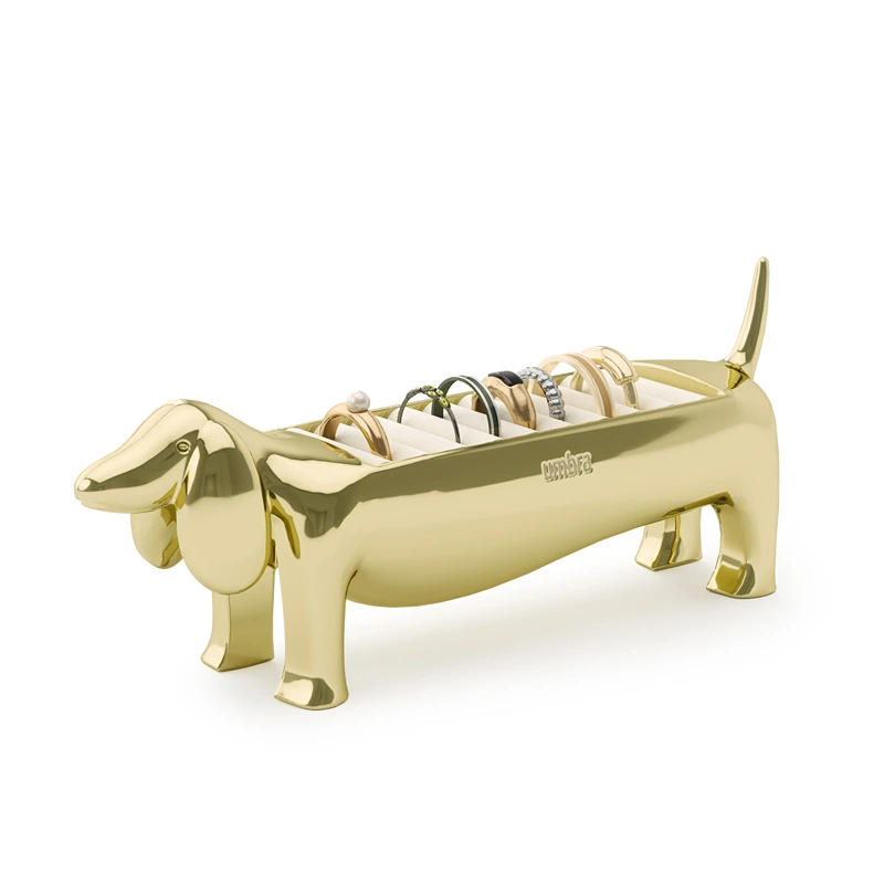 Umbra Dachsie Ring Holder - Brass