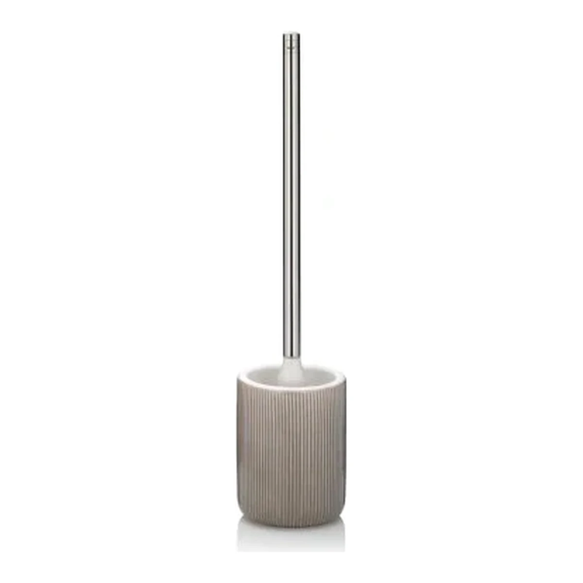 Kela Ava Ceramic Bathroom Toilet Brush Set - Stone Grey