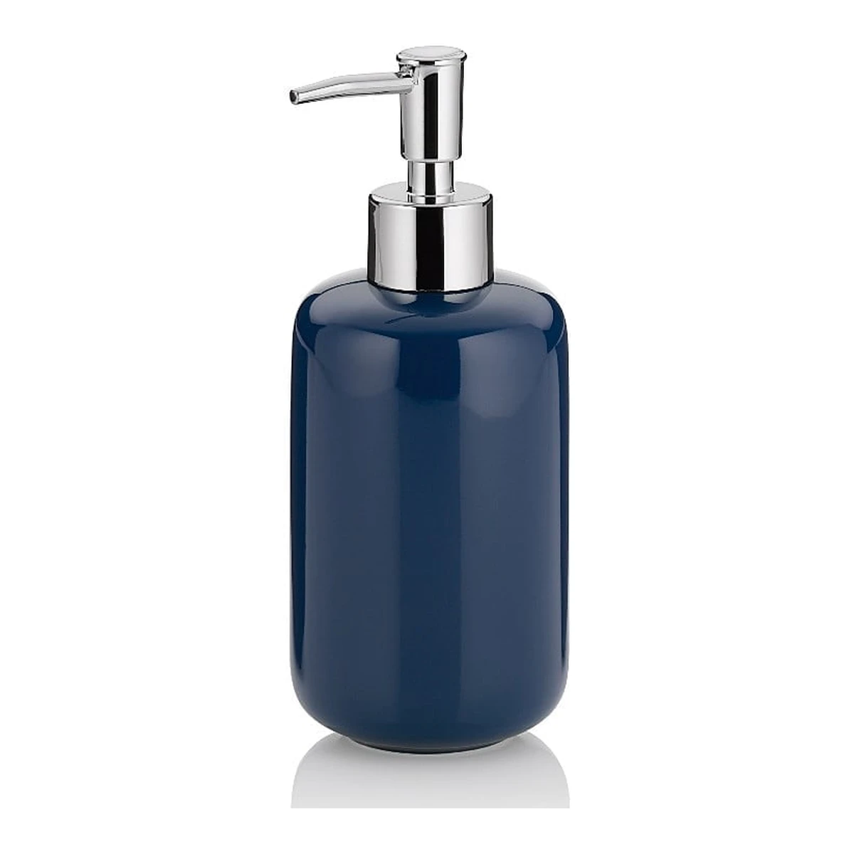 Kela Isabella Ceramic Bathroom Liquid Soap Dispenser - 400 ml - Indigo