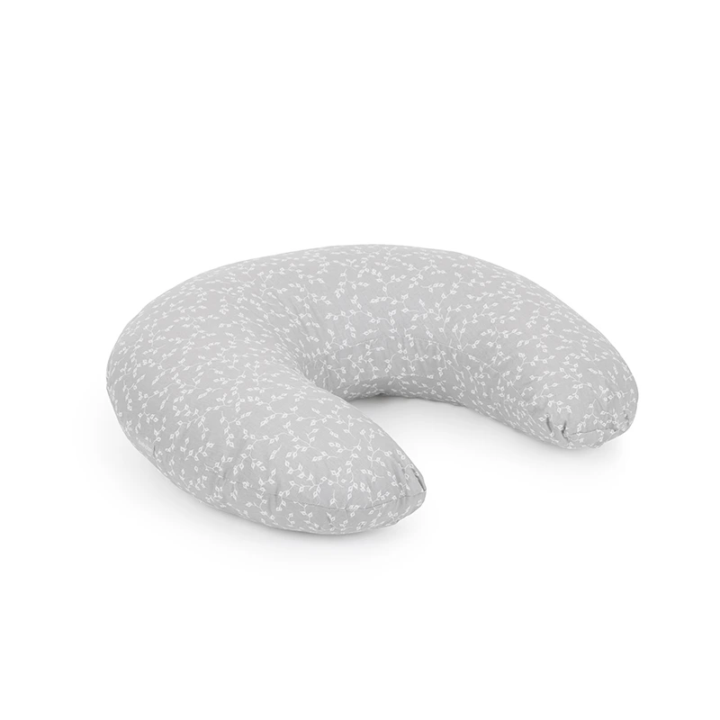 BabyJem Floral Nursing & Baby Positioner Pillow - Grey