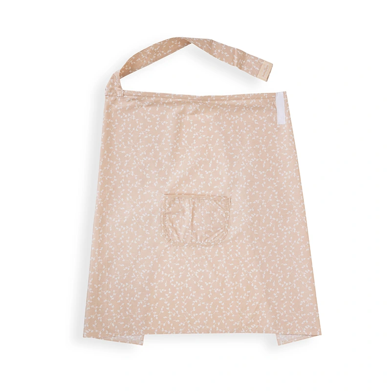 Babyjem Floral Nursing Cover With Pocket - Simon