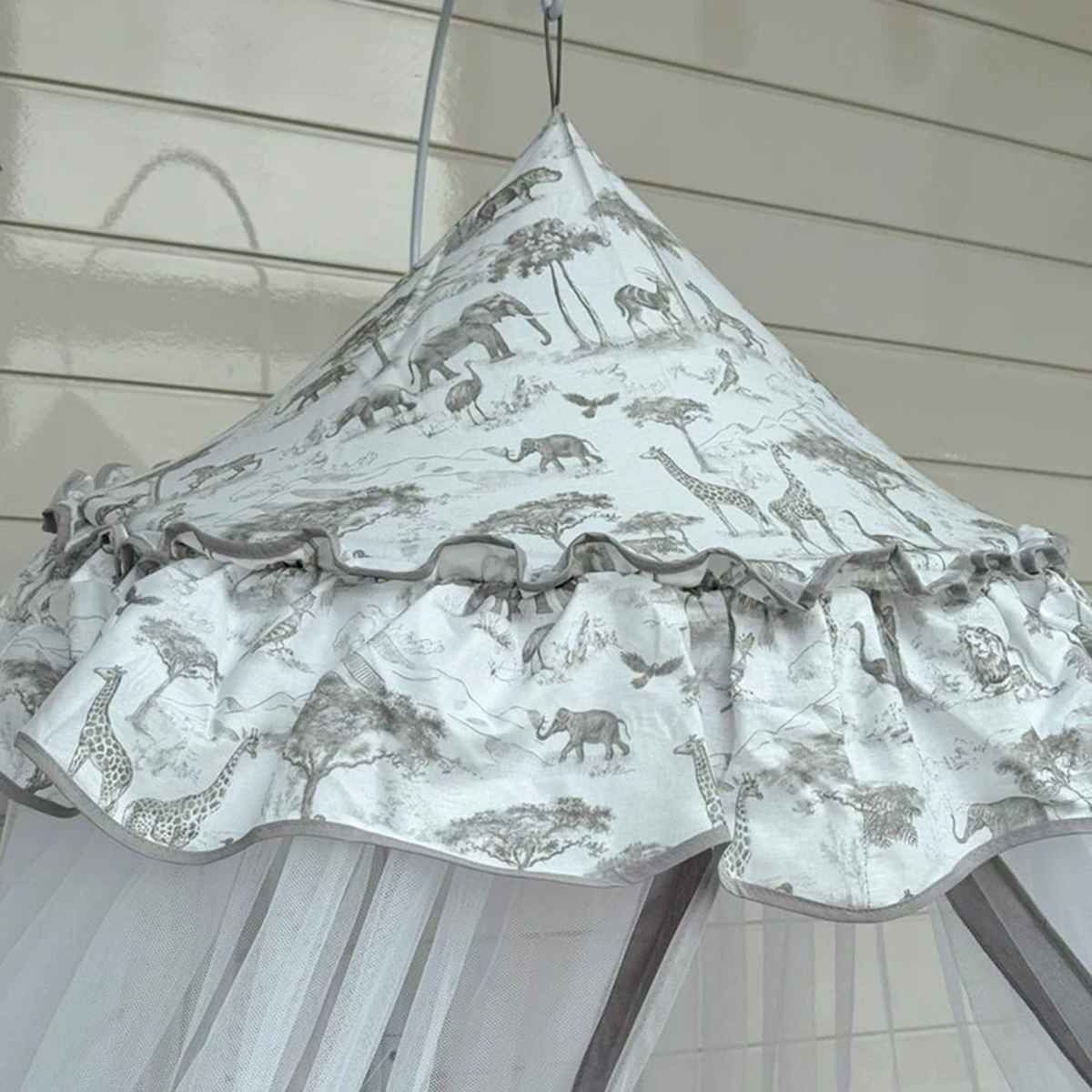Funna Baby Canopy Safari - Grey