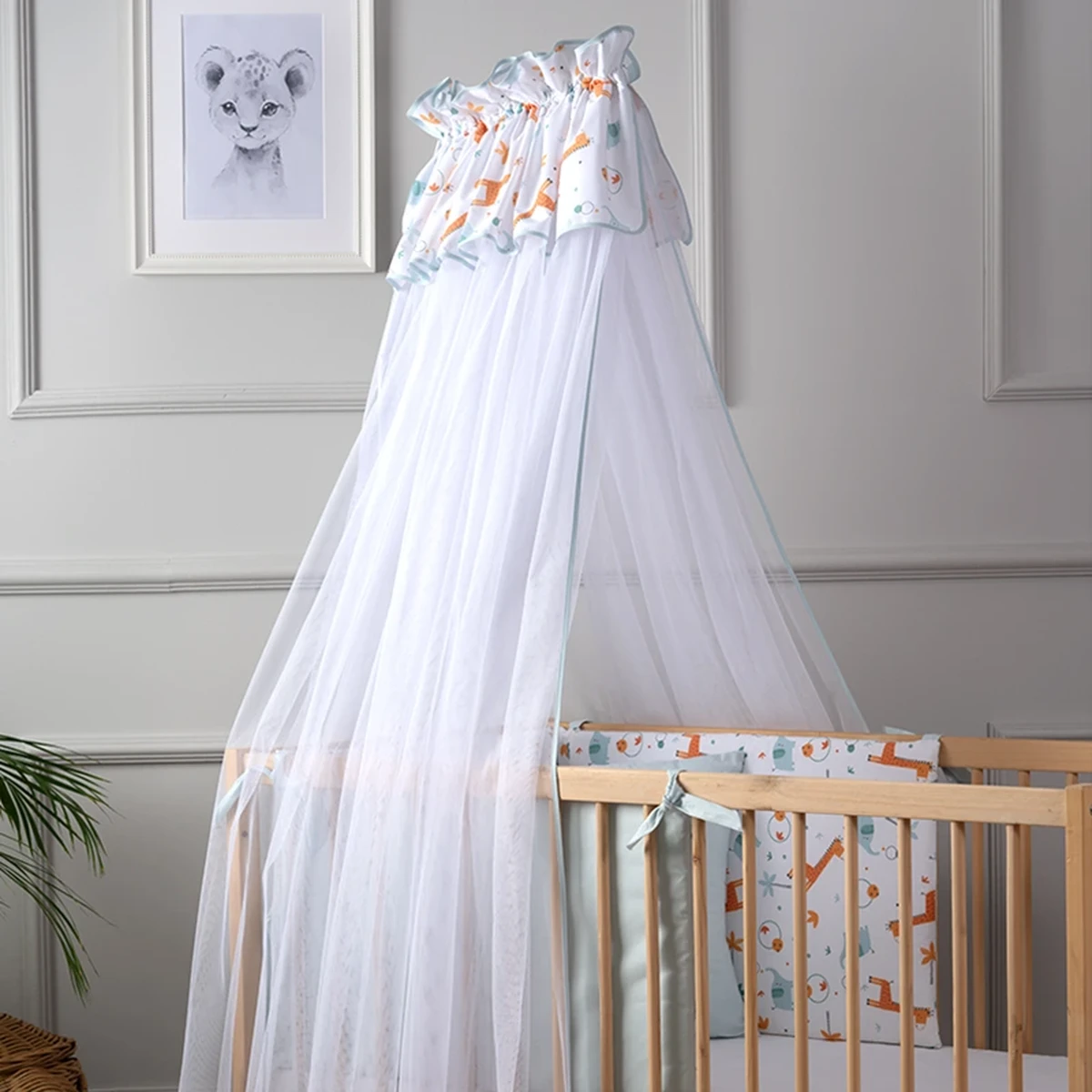 Funna Baby Canopy Giraffa - Blue