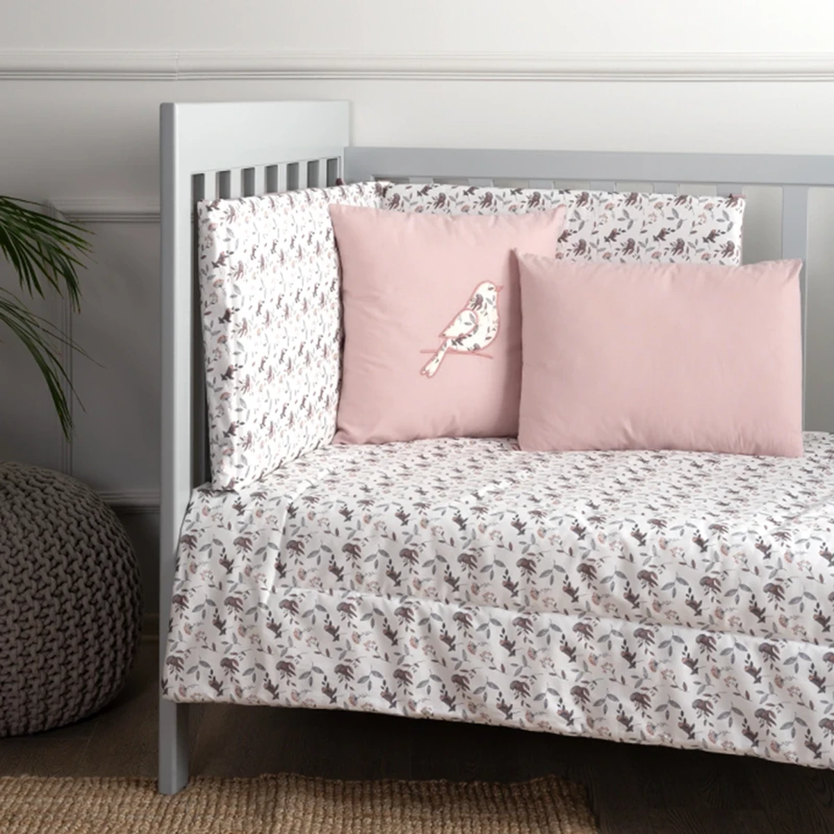 Funna Baby Bed Set Wildflower - 7 Pcs - Lavender