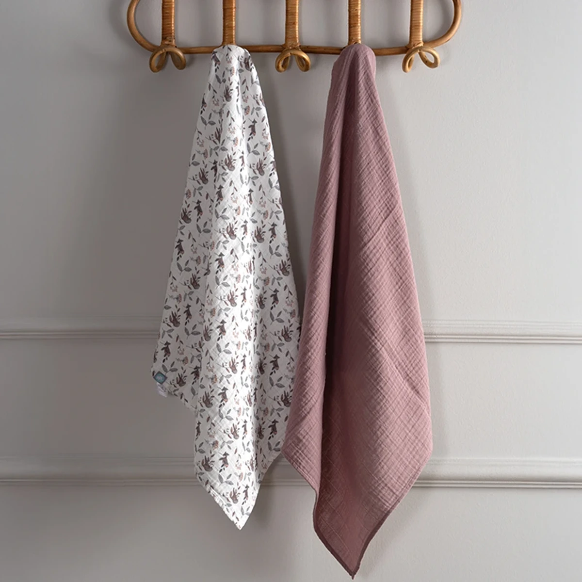 Funna Baby Blanket Set Wildflower - 2 Pcs - Lavender