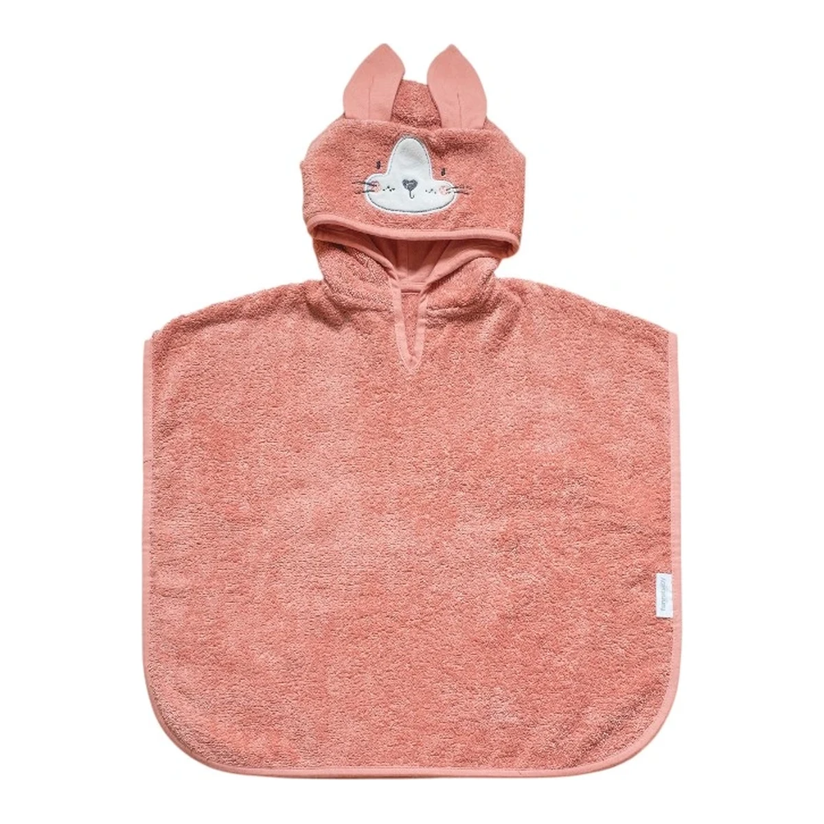Funna Baby Poncho Bath Time Cat - 0-2 Years - Pink
