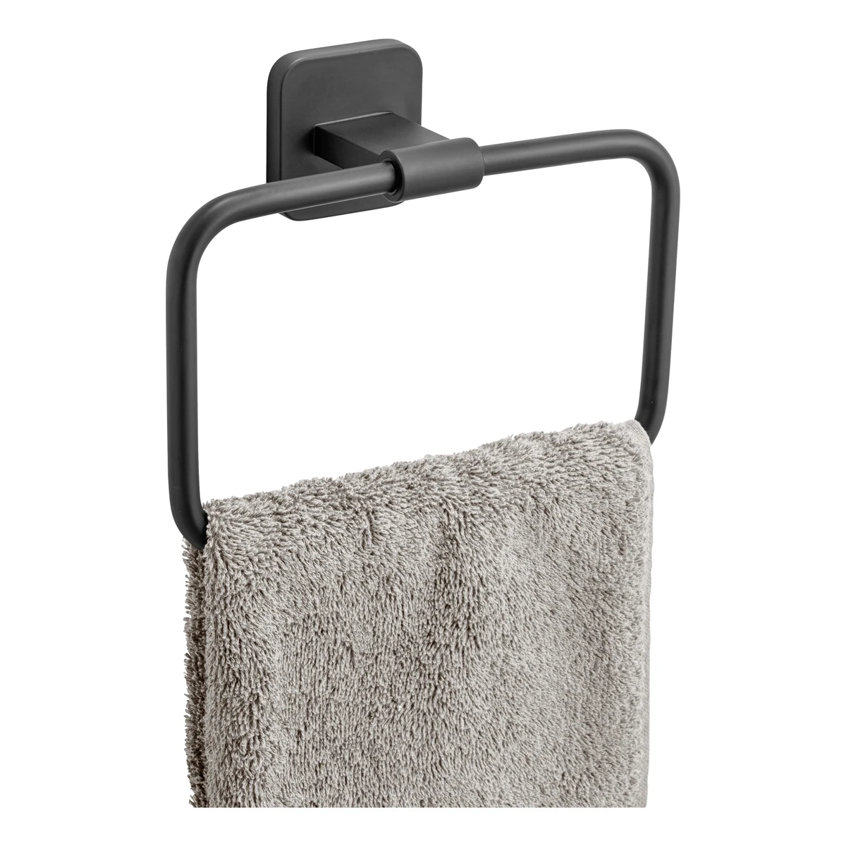 Wenko Porto Towel Ring - Black