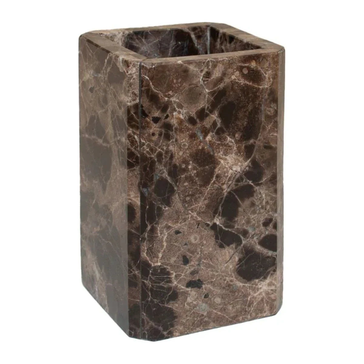 Andrea Toothbrush Holder - Brown Marble (BA75103)