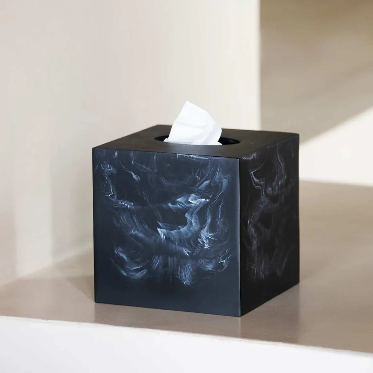Andrea Tissue Box - Black (BA75044)