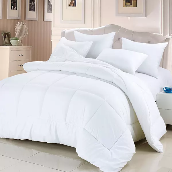 Nova Home Down Alternative Comforter - Cover 100% Cotton 233 Thread Count - White