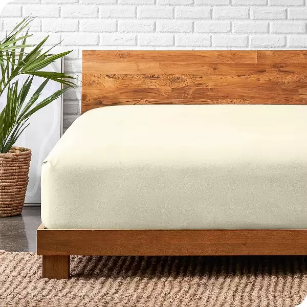Nova Home Cotton Warm Winter Flannel Fitted Sheet Set - Single & Twin - 2 Pcs - Beige