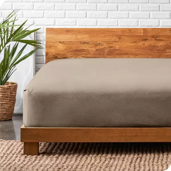Nova Home Cotton Warm Winter Flannel Fitted Sheet Set - Taupe (Available in Sizes)