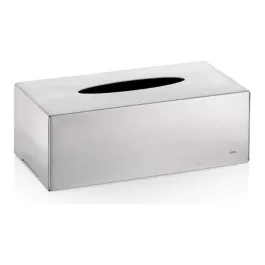 Kela Clean Stainless Steel Bathroom Facial Tissue Box - Silver product thumbnail 2