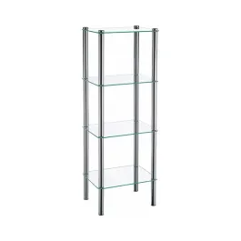 Kela "Lars" Shelving Unit With 4 Shelves - Silver product thumbnail 2