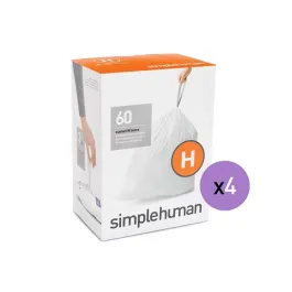 Simplehuman Custom Fit Liners-30-35 L (Code H) - White product thumbnail 2