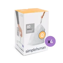 Simplehuman Custom Fit Liners-50-65 L (Code Q) - White product thumbnail 2