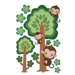 Nova Home Decorative EVA Wall Stickers for Kids' Rooms - Little Jungle Climbers product thumbnail 2