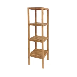 Nova Home Fend Rack Unit, Bamboo, 4 Shelves - Natural product thumbnail 2
