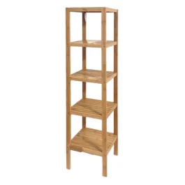 Nova Home Fend Rack Unit, Bamboo, 5 Shelves - Natural product thumbnail 2