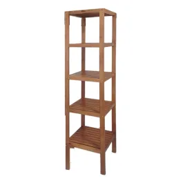 Nova Home Fend Rack Unit, Bamboo, 5 Shelves - Brown product thumbnail 2