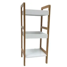 Nova Home Zest Rack Unit, Bamboo, 3 Shelves - Natural product thumbnail 2