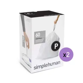 Simplehuman Custom Fit Liners-50-60 L (Code P) - White product thumbnail 2