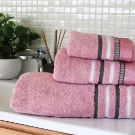 Nova Home Ombre Towel, 100% Cotton, 30x50 cm - Rose product thumbnail 2
